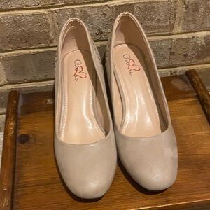 Elegant Beige Danila Heels by Mia Amore